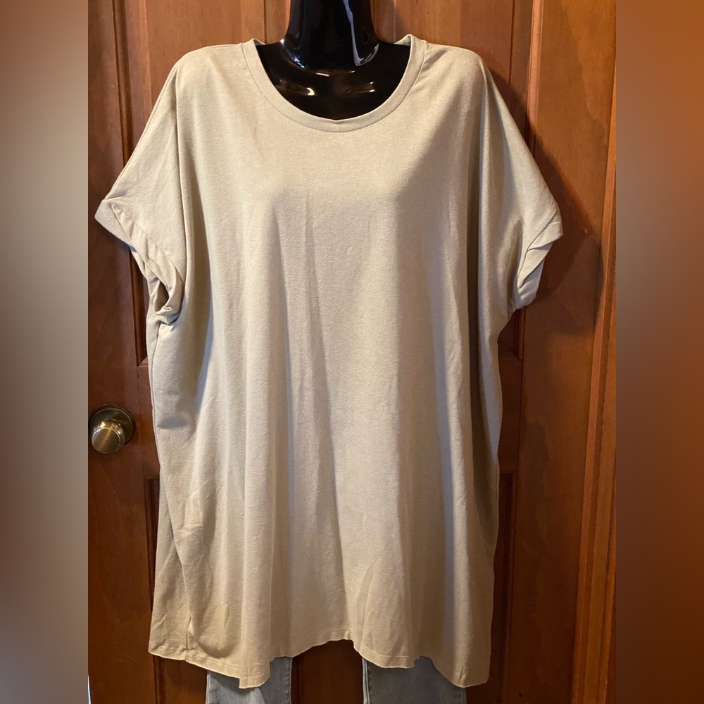 Umgee Shoet Sleve Dress- Sage